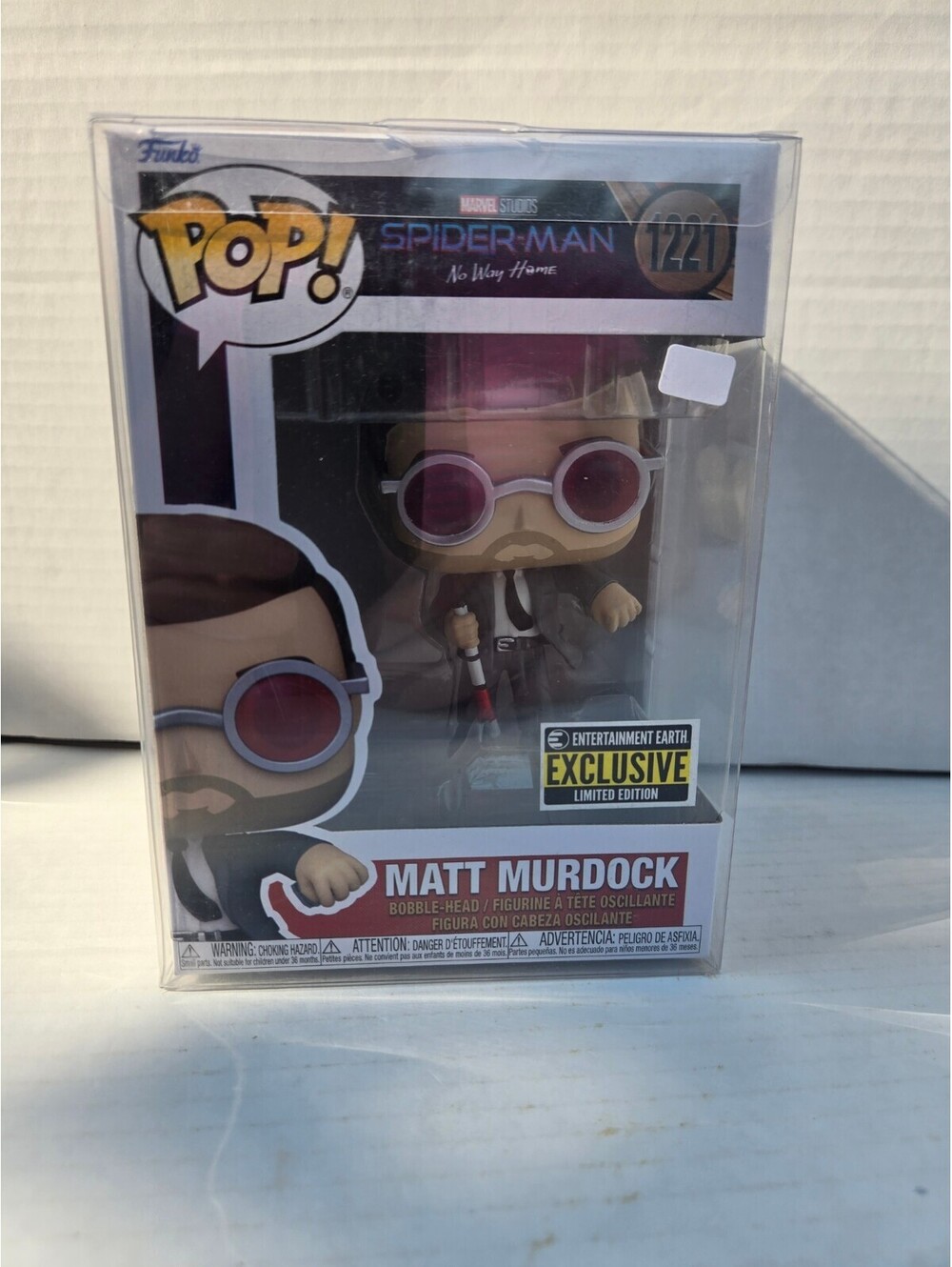 Funko Pop! Spider-Man No Way Home Matt Murdock #1221 Earth Convention Exclusive